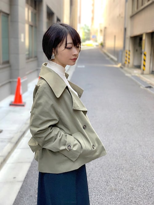 𝙔𝙐𝙆𝙄 Dholicのミリタリージャケットを使ったコーディネート Wear