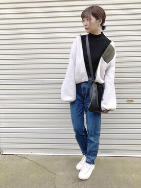 𝙔𝙐𝙆𝙄さん（レディース・162cm）の冬コーディネート