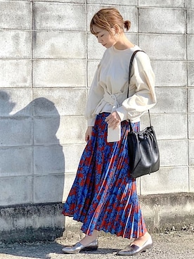 𝙔𝙐𝙆𝙄さん（レディース・162cm）の冬コーディネート
