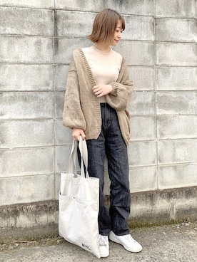 𝙔𝙐𝙆𝙄さん（レディース・162cm）の冬コーディネート