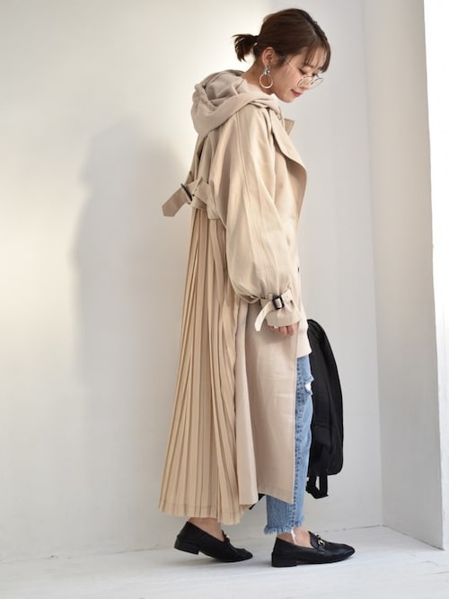 𝙔𝙐𝙆𝙄??ȓ?さんのデニムパンツ「Ripped Tapered Denim(TRUNC|トランクエイティーエイト)」を使ったコーディネート