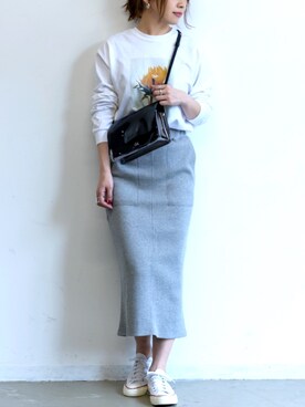 𝙔𝙐𝙆𝙄さん（レディース・162cm）の春コーディネート