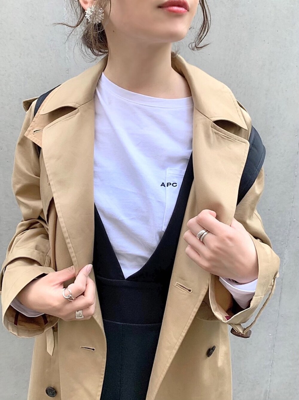 6（ロク）の「＜6(ROKU)＞BIG TRENCH COAT/コート ◇（トレンチコート