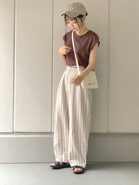 𝙔𝙐𝙆𝙄さん(レディース・163cm)の夏コーディネート