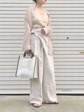 𝙔𝙐𝙆𝙄さん（レディース・162cm）の夏コーディネート