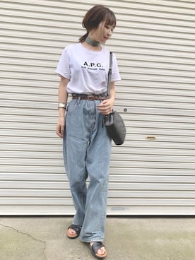 𝙔𝙐𝙆𝙄さん（レディース・162cm）の夏コーディネート