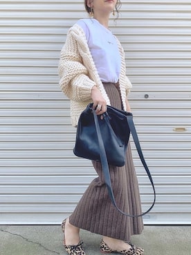 「Ifuru（イフル）のアイテム」を使った、𝙔𝙐𝙆𝙄さん（レディース・162cm）の秋コーディネート