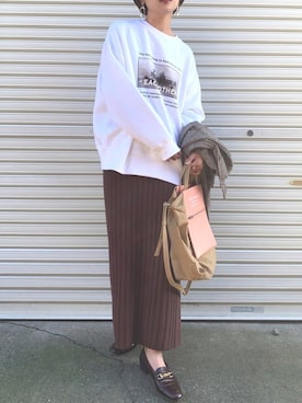 「Ifuru（イフル）のアイテム」を使った、𝙔𝙐𝙆𝙄さん（レディース・162cm）の秋コーディネート