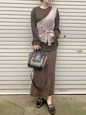 「Ifuru（イフル）のアイテム」を使った、𝙔𝙐𝙆𝙄さん（レディース・162cm）の秋コーディネート
