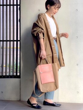 「しまむら（シマムラ）のアイテム（ジャケット/アウター）」を使った、𝙔𝙐𝙆𝙄さん（レディース・162cm）の秋コーディネート
