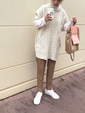 𝙔𝙐𝙆𝙄さん（レディース・162cm）の秋コーディネート