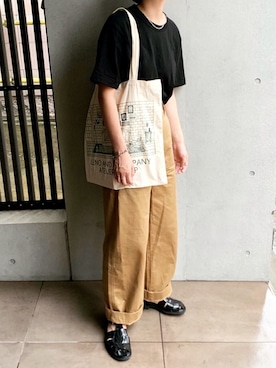 「LHME（エルエイチエムイー）のアイテム」を使った、𝙔𝙐𝙆𝙄さん（レディース・162cm）の夏コーディネート