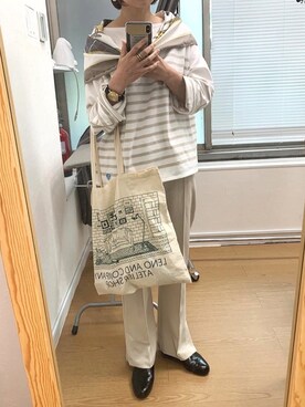 「ワントーンコーディネート」｜𝙔𝙐𝙆𝙄さん（レディース・162cm）の夏コーディネート