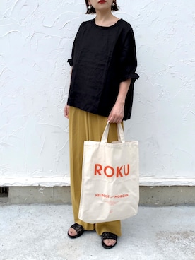 「Steven Alan（スティーブンアラン）のアイテム（ビーチサンダル）」を使った、𝙔𝙐𝙆𝙄さん（レディース・162cm）の夏コーディネート