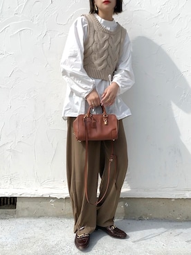 𝙔𝙐𝙆𝙄さん（レディース・162cm）の秋コーディネート