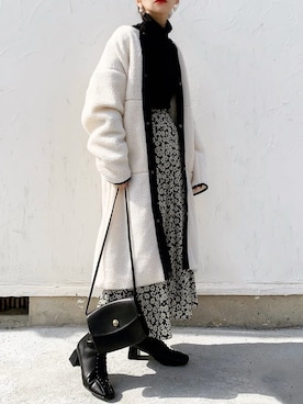 𝙔𝙐𝙆𝙄さん（レディース・162cm）の秋コーディネート