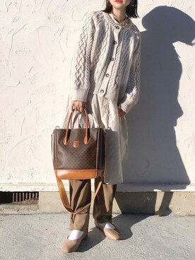 𝙔𝙐𝙆𝙄さん(レディース・162cm)の冬コーディネート