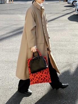 𝙔𝙐𝙆𝙄さん（レディース・162cm）の冬コーディネート