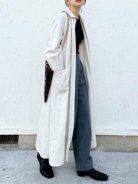 Yaeca ヤエカ のシャツワンピースを使った人気ファッションコーディネート ユーザー Wearista Wear