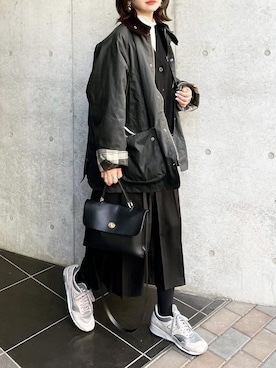 「春アウター」｜𝙔𝙐𝙆𝙄さん（レディース・162cm）の冬コーディネート