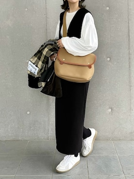 「Fizz（フィズ）のアイテム」を使った、𝙔𝙐𝙆𝙄さん（レディース・162cm）の春コーディネート