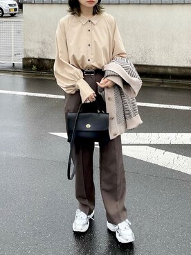 𝙔𝙐𝙆𝙄さん（レディース・162cm）の春コーディネート