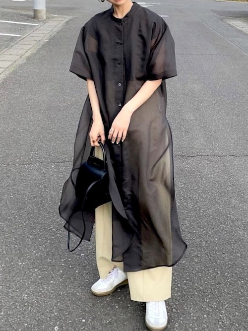 評判 オーガンジーワンピース Ray Beams 販売の事前割引 Echtkagoro Edu Ng