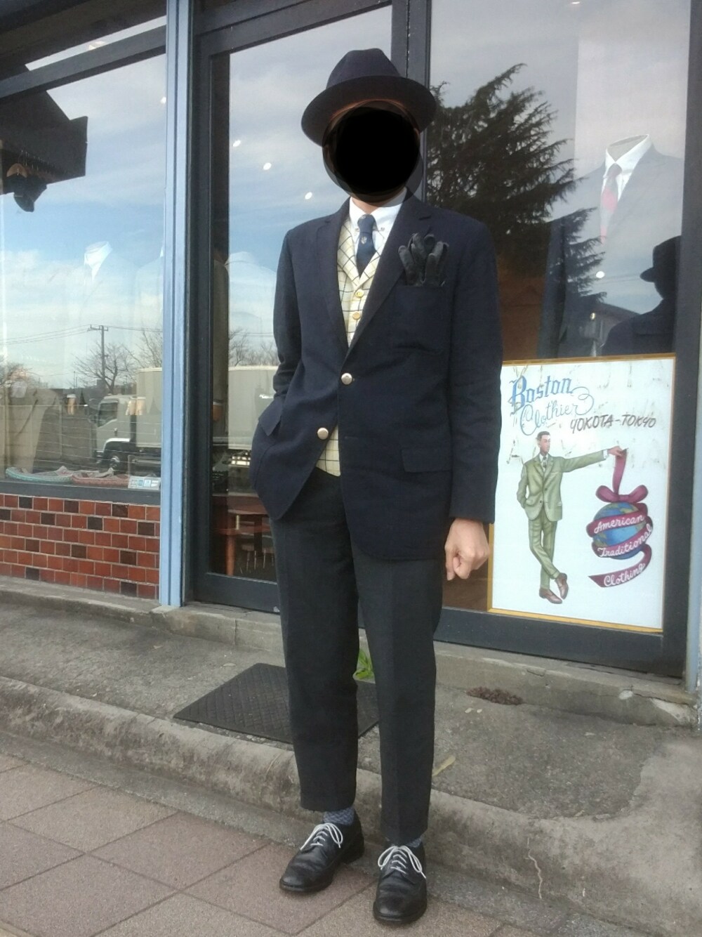 tradmania｜BOSTON TAILORのテーラードジャケットを使ったコーディネート WEAR