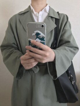 「SEVENDAYS=SUNDAY（セブンデイズサンデイ）のアイテム（トレンチコート）」を使った、Nagisaさん（レディース・159cm）の春コーディネート