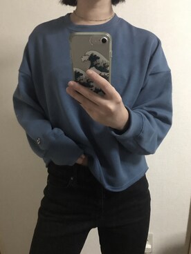 「HILFIGER DENIM（ヒルフィガーデニム）のアイテム（デニムパンツ）」を使った、Nagisaさん（レディース・159cm）の秋コーディネート