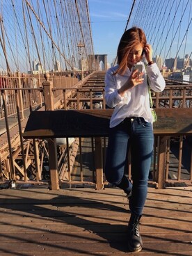 「スプリングSENSEOFPLACE」｜Nagisaさん（レディース・159cm）の冬コーディネート
