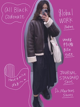 Nagisaさん（レディース・159cm）の冬コーディネート