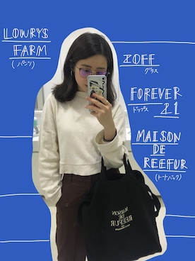 「MAISON DE REEFUR」｜Nagisaさん（レディース・159cm）の秋コーディネート