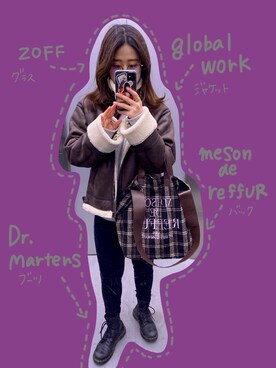 「MAISON DE REEFUR」｜Nagisaさん（レディース・159cm）の冬コーディネート
