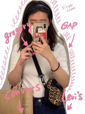 「Gregory」｜「アイテム（その他）」を使った、Nagisaさん（レディース・159cm）の夏コーディネート
