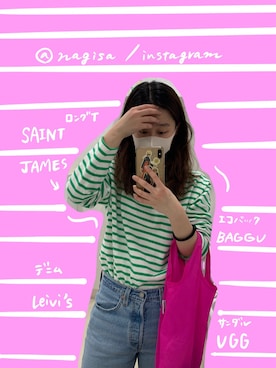 Nagisaさん(レディース・159cm)の春コーディネート