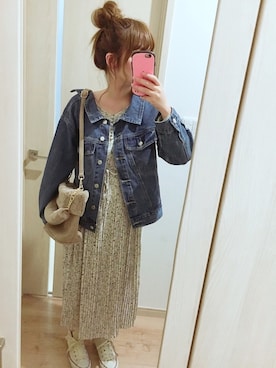 「おだんごヘア」｜あいちゃんさん（レディース・163cm）の秋コーディネート