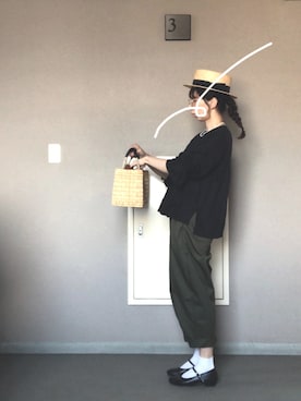 「ワランワヤン（ワランワヤン）のアイテム」を使った、wabisukeさん（レディース・160cm）の春コーディネート