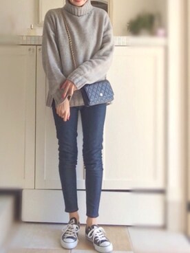 miiimさん（レディース・159cm）の冬コーディネート