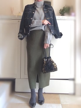 miiimさん（レディース・159cm）の冬コーディネート