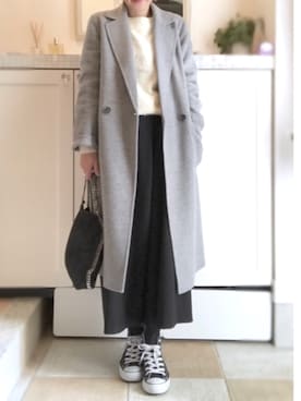 miiimさん（レディース・159cm）の冬コーディネート