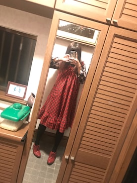 「Kawaii」｜「アイテム（ワンピース/ドレス）」を使った、Komasawaさん（レディース・170cm）の冬コーディネート