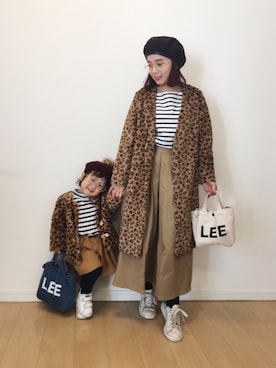 「FREE'S MART（フリーズマート）のアイテム（ジャケット/アウター）」を使った、Sean & Rosaさん（キッズ・90cm）の冬コーディネート
