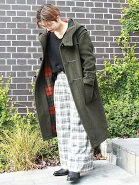 Fujiwara Shokoさん(レディース・162cm)の冬コーディネート