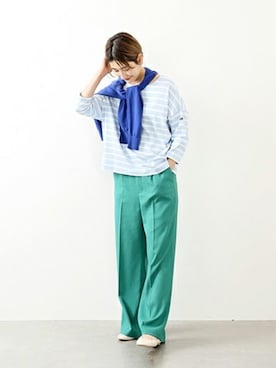 「LEMINOR（ルミノール）のアイテム」を使った、Fujiwara Shokoさん（レディース・162cm）の冬コーディネート