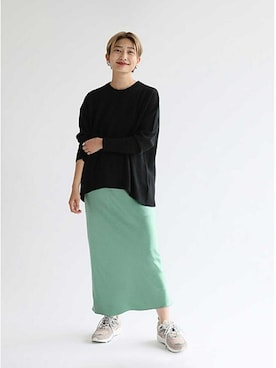 Fujiwara Shokoさん(レディース・162cm)の冬コーディネート