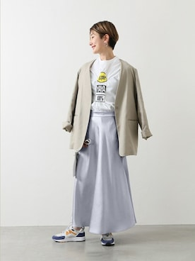 「KARHU（カルフ）のアイテム」を使った、Fujiwara Shokoさん（レディース・162cm）の冬コーディネート