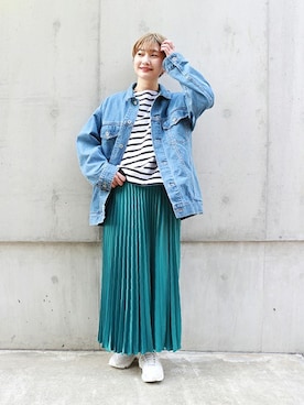 「LEMINOR（ルミノール）のアイテム」を使った、Fujiwara Shokoさん（レディース・162cm）の冬コーディネート