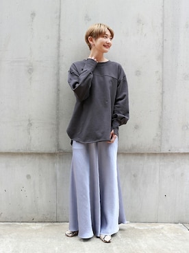 Fujiwara Shokoさん(レディース・162cm)の冬コーディネート