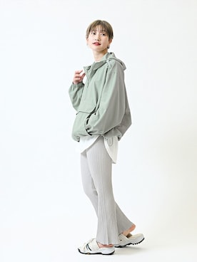 Fujiwara Shokoさん(レディース・162cm)の冬コーディネート